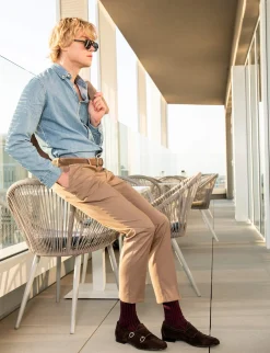 New Mocassini camoscio testa Uomo Mocassini