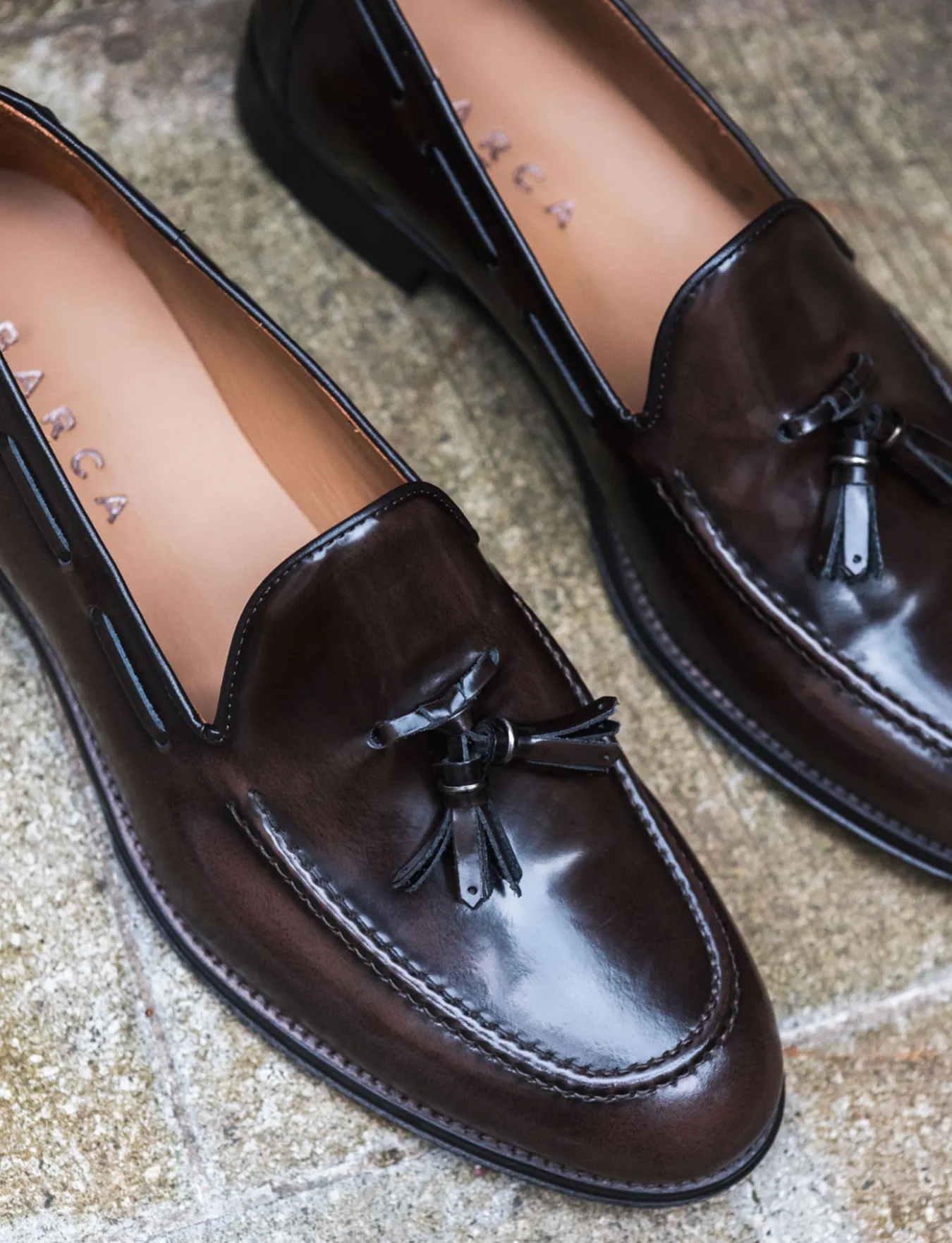 Sale Mocassini pelle testa Uomo Mocassini