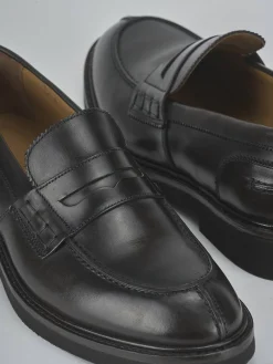 New Mocassini pelle testa Uomo Mocassini