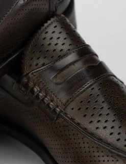 Discount Mocassini pelle testa Uomo Mocassini