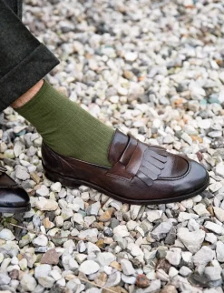 Mocassini pelle testa Uomo Mocassini