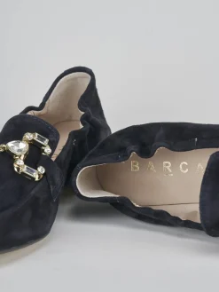 Mocassini tacco 1cm camoscio Donna Mocassini