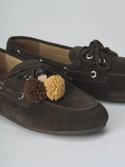 Mocassini tacco 1cm camoscio testa Donna Mocassini