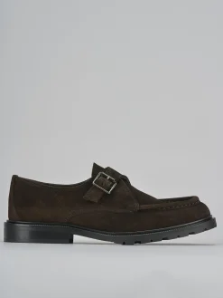 Online Mocassini tacco 2cm camoscio testa Donna Mocassini