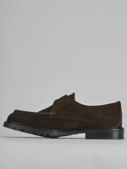 Online Mocassini tacco 2cm camoscio testa Donna Mocassini