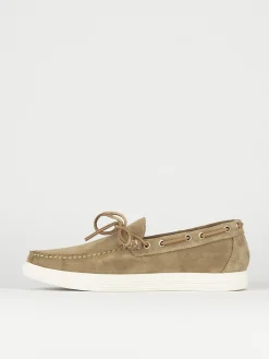 Sale Mocassini tacco 1cm camoscio Uomo Mocassini