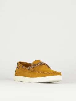 Hot Mocassini tacco 1cm camoscio Uomo Mocassini