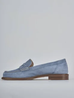 Sale Mocassini tacco 1cm camoscio Donna Mocassini