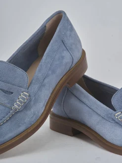 Sale Mocassini tacco 1cm camoscio Donna Mocassini