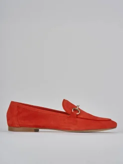 Discount Mocassini tacco 1cm camoscio Donna Mocassini