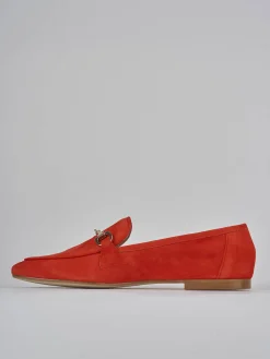 Discount Mocassini tacco 1cm camoscio Donna Mocassini