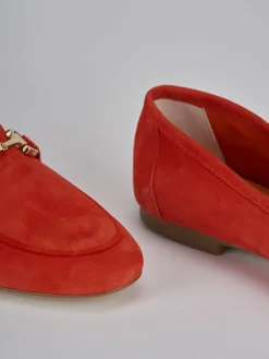 Discount Mocassini tacco 1cm camoscio Donna Mocassini