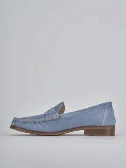 Online Mocassini tacco 1cm camoscio Donna Mocassini