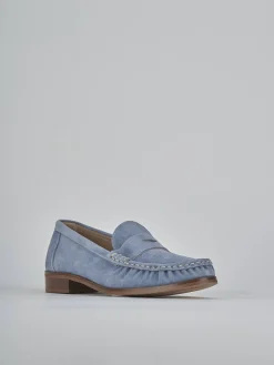 Online Mocassini tacco 1cm camoscio Donna Mocassini