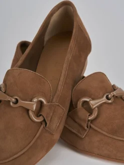 Online Mocassini tacco 1cm camoscio Donna Mocassini