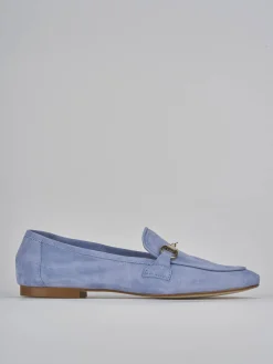 New Mocassini tacco 1cm camoscio Donna Mocassini