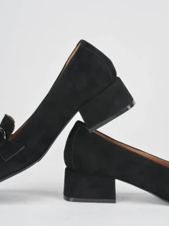 Best Mocassini tacco 3cm camoscio Donna Mocassini