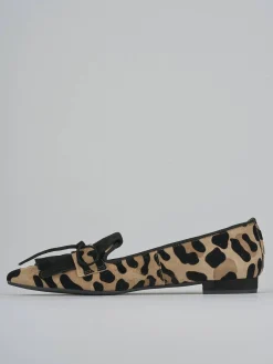 New Mocassini tacco 1cm camoscio Donna Mocassini