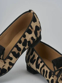 New Mocassini tacco 1cm camoscio Donna Mocassini