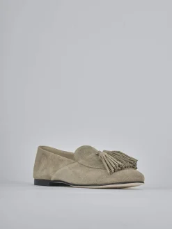 New Mocassini tacco 1cm camoscio Donna Mocassini