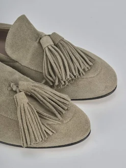 New Mocassini tacco 1cm camoscio Donna Mocassini