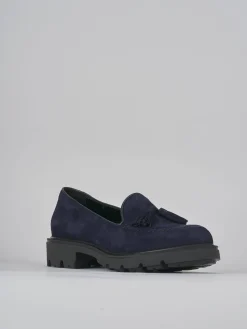 New Mocassini tacco 2cm camoscio Donna Mocassini