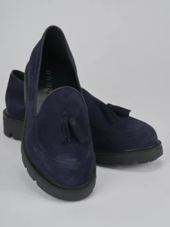 New Mocassini tacco 2cm camoscio Donna Mocassini