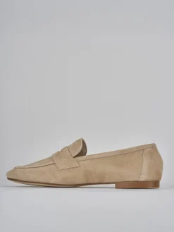 Sale Mocassini tacco 1cm camoscio Donna Mocassini