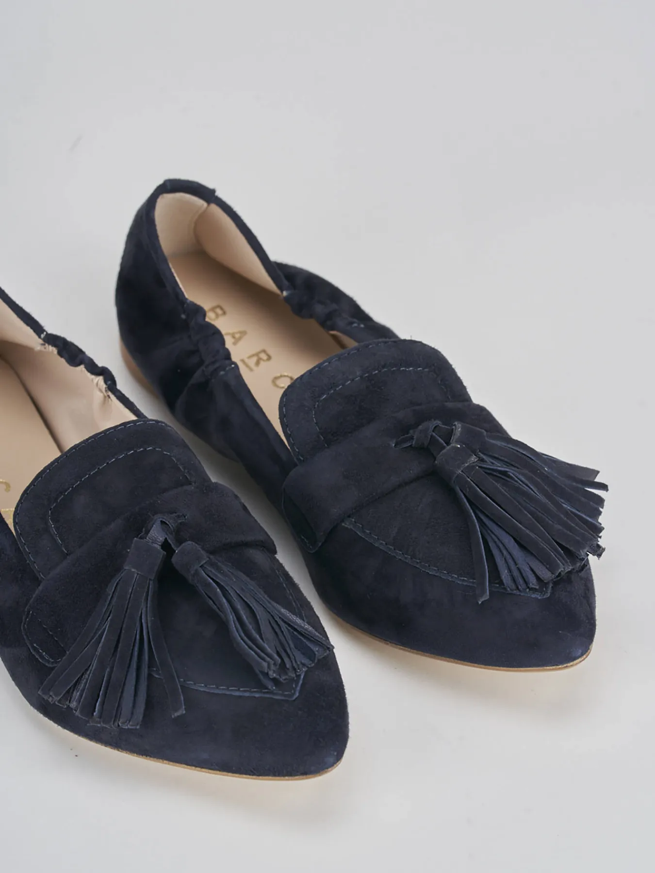 Sale Mocassini tacco 1cm camoscio Donna Mocassini