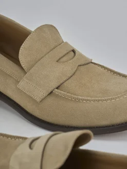 Best Mocassini tacco 1cm camoscio Uomo Mocassini