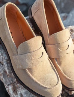 Best Mocassini tacco 1cm camoscio Uomo Mocassini