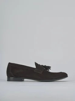 Discount Mocassini tacco 1cm camoscio testa Uomo Mocassini