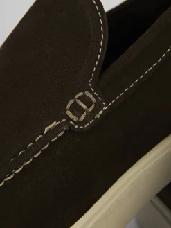 Discount Mocassini tacco 2cm camoscio testa Uomo Mocassini