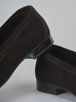 New Mocassini tacco 1cm camoscio testa Uomo Mocassini