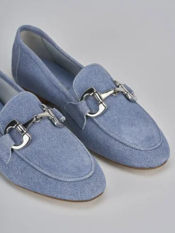 Discount Mocassini tacco 1cm camoscio Donna Mocassini