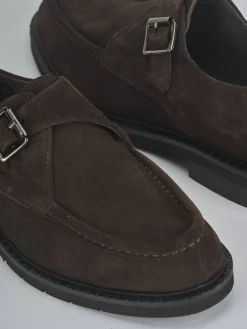 Best Mocassini tacco 1cm camoscio testa Donna Mocassini