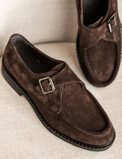 Best Mocassini tacco 1cm camoscio testa Donna Mocassini