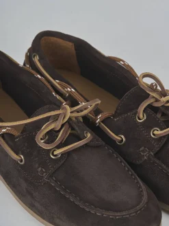 Clearance Mocassini tacco 1cm camoscio testa Donna Mocassini