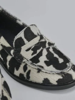 Online Mocassini tacco 1cm cavallino Donna Mocassini