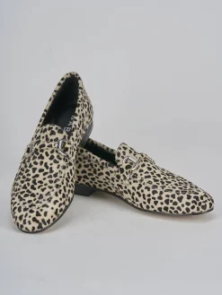 Outlet Mocassini tacco 1cm cavallino Donna Mocassini