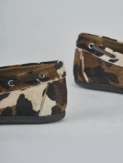 Outlet Mocassini tacco 1cm cavallino Donna Mocassini