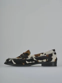 Outlet Mocassini tacco 2cm cavallino Donna Mocassini