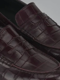 Clearance Mocassini tacco 2cm cocco bordo' Donna Mocassini