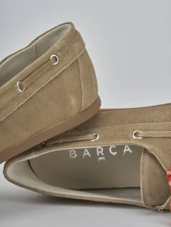 Discount Mocassini tacco 1cm nabuk Donna Mocassini