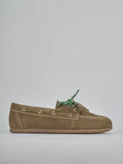 Online Mocassini tacco 1cm nabuk Donna Mocassini