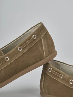 Online Mocassini tacco 1cm nabuk Donna Mocassini