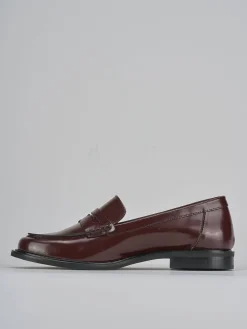 Hot Mocassini tacco 1cm pelle bordo' Donna Mocassini