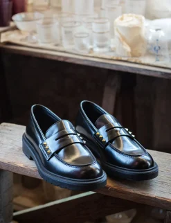 Discount Mocassini tacco 2cm pelle Donna Mocassini