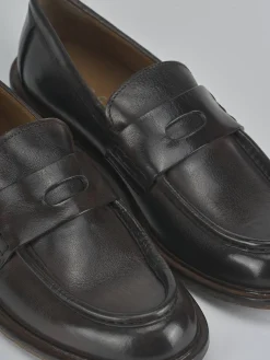 Online Mocassini tacco 1cm pelle testa Donna Mocassini