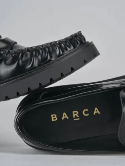 Hot Mocassini tacco 2cm pelle Donna Mocassini